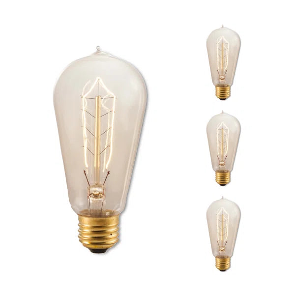 40 Watt, ST18 Incandescent, Dimmable Light Bulb, (2200K) E26/Medium (Standard) Base (Set of 8)