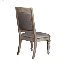 Load image into Gallery viewer, Danette Tufted Upholstered Side Chair Grey And Metallic - Set of 2
