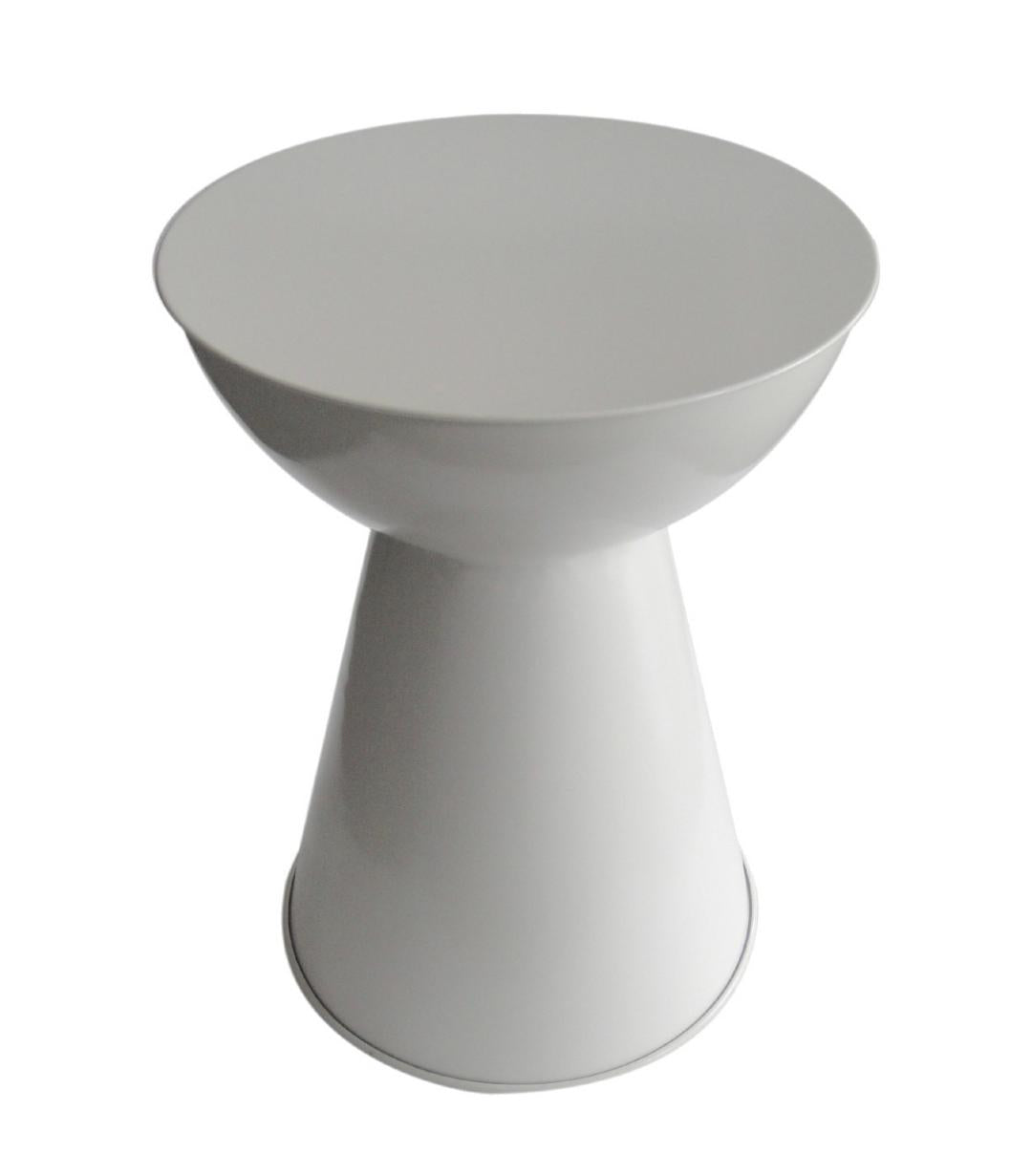 Hourglass Accent Table - White #4142