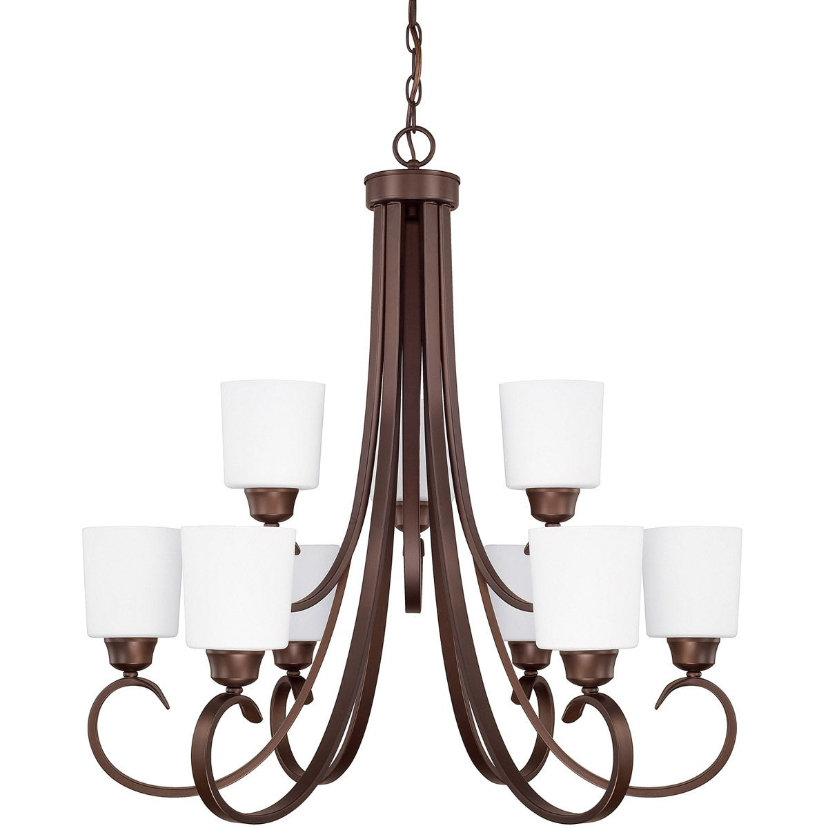 Hayden 9 Light 29 inch Bronze Chandelier Ceiling Light