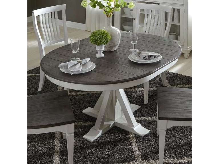 Liberty Furniture Dining Room Single Pedestal Table Top at Northeast Factory Direct