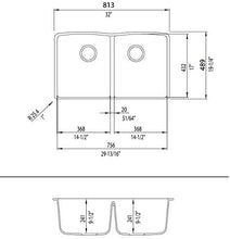Load image into Gallery viewer, BLANCO, Metallic Gray 440183 DIAMOND SILGRANIT 50/50 Low Kitchen Sink MRM635
