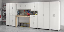 Load image into Gallery viewer, Pemberly Row Transitional 24&quot; Utility Storage Cabinet in White
