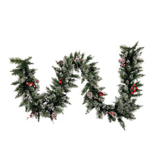 Load image into Gallery viewer, 9&quot; Unlit Christmas Garland
