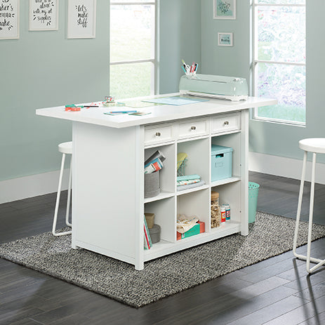 Sauder Craft Pro Series Work Table White(2769RR)