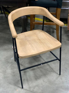 Winstead Mixed Material Dining Chair Natural