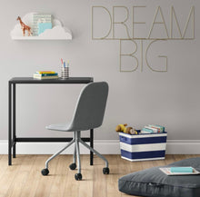 Load image into Gallery viewer, Gray Kids Rolling Desk Chair
