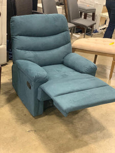 Blue Mircrofiber recliner