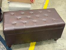 Load image into Gallery viewer, Brooklyn Tufted Storage Ottoman
