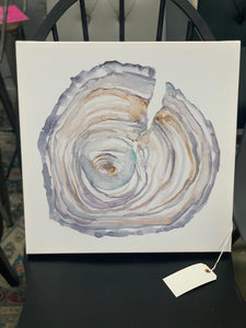 Watercolor Tree Ring Print
