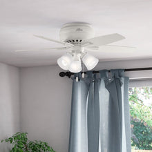 Load image into Gallery viewer, 42&#39;&#39; Newsome 5 - Blade Flush Mount Ceiling Fan with Pull Chain and Light Kit Included 6792RR
