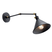 Load image into Gallery viewer, Ellerbeck™ 1 Light Wall Sconce Black MRM683
