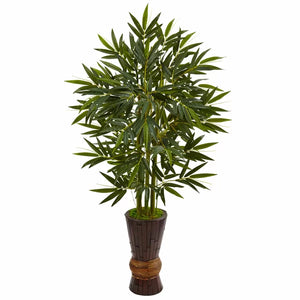 43" Artificial Bamboo Tree in Planter