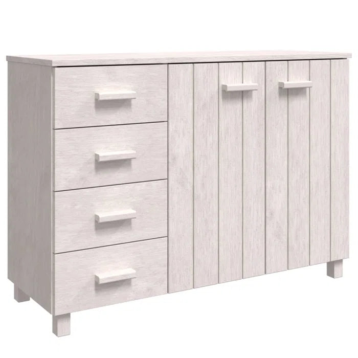 White 44.5'' Wide 4 Drawer Sideboard