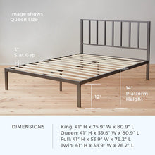 Load image into Gallery viewer, Lori Grey Queen Platform Bed
