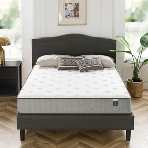 Zinus Comfort Support 10” Hybrid of Cooling Gel Memory Foam and Pocket Spring Mattress, Queen