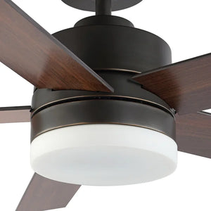 48'' Thurman 5 - Blade LED Standard Ceiling Fan with Remote Control and Light Kit Included