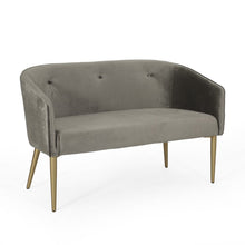 Load image into Gallery viewer, 49.5&quot; Wide Velvet Round Arm Loveseat 1491CDR
