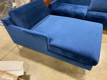 Load image into Gallery viewer, 118.89&quot; Wide Velvet Sofa &amp; Chaise
