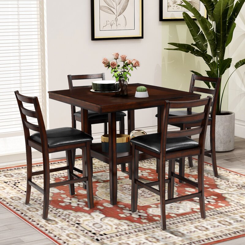 4 - Person Counter Height Dining Set 6096RR-OB
