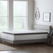 Load image into Gallery viewer, 4&quot; Bamboo Charcoal Memory Foam Mattress Topper Twin XL #1735HW
