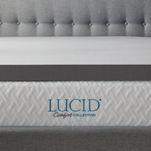Load image into Gallery viewer, 4&quot; Bamboo Charcoal Memory Foam Mattress Topper Twin XL #1735HW
