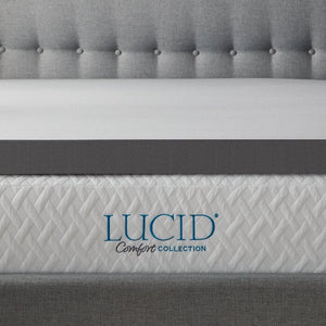 4" Bamboo Charcoal Memory Foam Mattress Topper Twin XL #1735HW