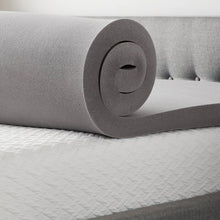 Load image into Gallery viewer, 4&quot; Bamboo Charcoal Memory Foam Mattress Topper Twin XL #1735HW
