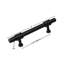 Load image into Gallery viewer, Steel Barrel Ring Cabinet 3 3/4&quot; Center Bar Pull Multipack (Set of 10) GL1693
