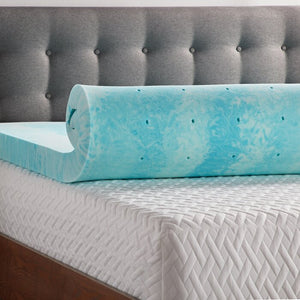 4" King Gel Memory Foam Mattress Topper