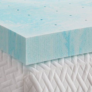 4" King Gel Memory Foam Mattress Topper