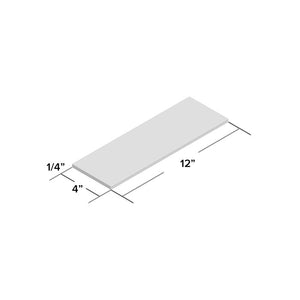 4" x 12" Ceramic Subway Tile (Box of 33 tiles) #AD195