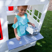 Load image into Gallery viewer, 4&#39; x 5&#39; 10&quot; Indoor/Outdoor Solid + Manufactured Wood Playhouse with Kitchen
