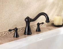 Load image into Gallery viewer, Pfister Marielle Tuscan Bronze Residential Deck Mount Roman Bathtub Faucet MRM559
