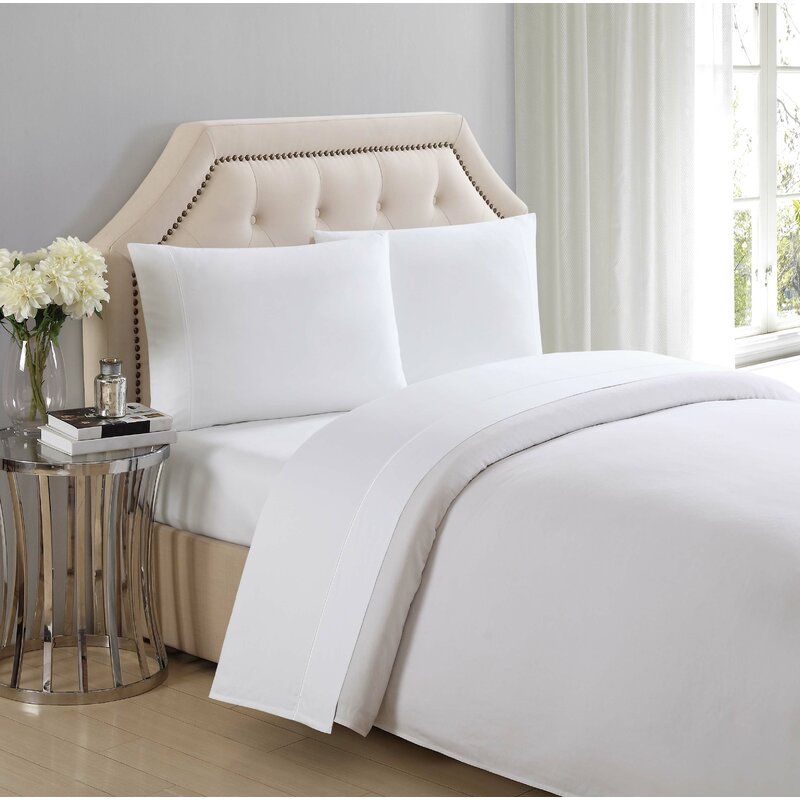 4 Piece 310 Thread Count 100% Cotton Sheet Set B51  PS 113
