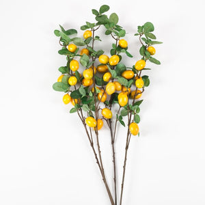 4 Piece Citrus Charm Lemon Branch (Set of 4) 5170RR