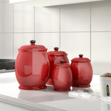 Load image into Gallery viewer, 4 Piece Kitchen Canister Set (Set of 3) 4425RR
