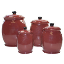 Load image into Gallery viewer, 4 Piece Kitchen Canister Set (Set of 3) 4425RR
