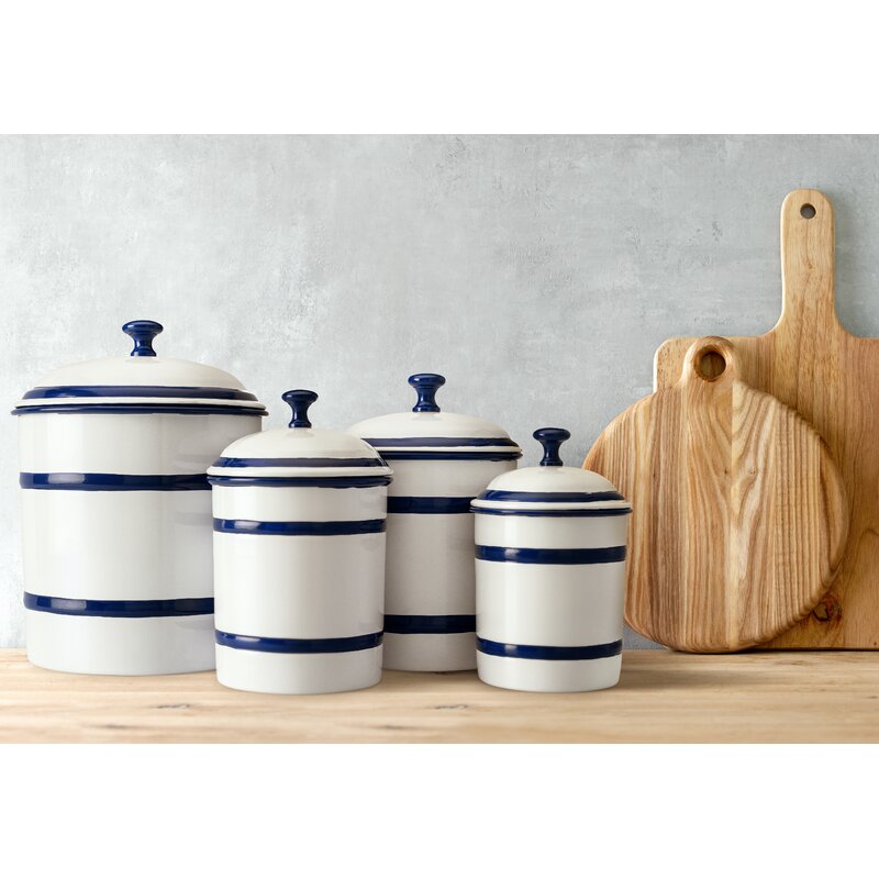 4 Piece Kitchen Canister Set