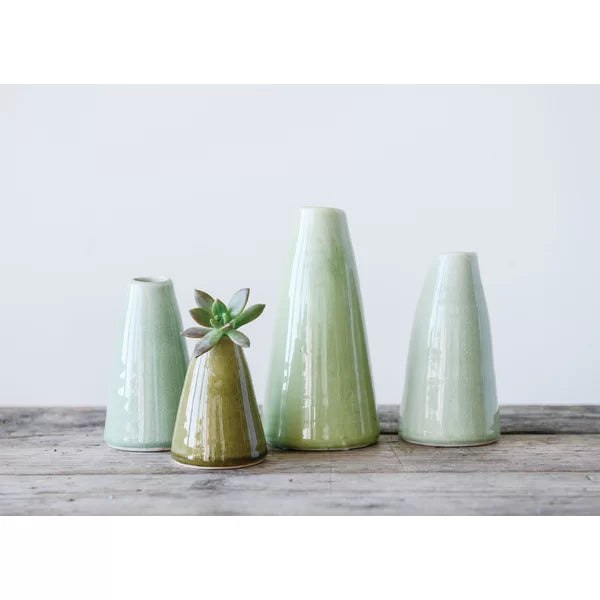 4 Piece Orlando Terracotta Table Vase Set