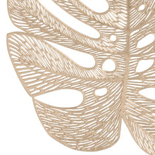 Load image into Gallery viewer, Gold 4 Piece Vinyl Placemat Set (Set of 4)
