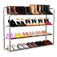 Load image into Gallery viewer, 4 Tier 24 Pair Shoe Rack - 347CE
