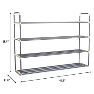 4 Tier 24 Pair Shoe Rack MRM3339