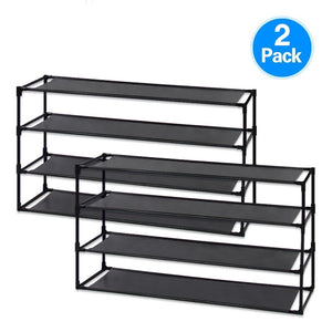 4 Tier 40 Pair Shoe Rack (Set of 2) 7708RR