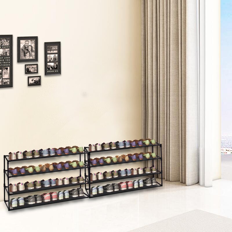 4 Tier 40 Pair Shoe Rack (Set of 2) 5993RR