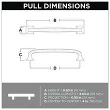 Load image into Gallery viewer, 4&quot; Center to Center Arch Pull (Set of 38)
