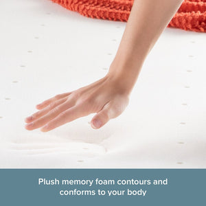 4" Memory Foam Mattress Topper, queen