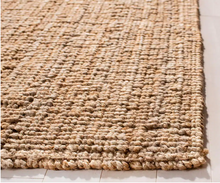 Load image into Gallery viewer, Natural Fiber Beige 6 ft. x 9 ft. Solid Gradient Area Rug
