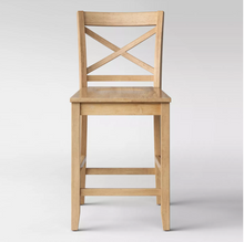 Load image into Gallery viewer, 24&quot; Carey Hardwood Counter Height Barstool - Threshold™ 1526CDR
