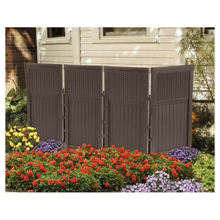 4 ft. H x 2 ft. W Vinyl Privacy Screen 5558RR